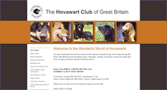 Desktop Screenshot of hovawart.org.uk