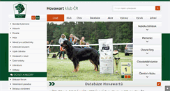 Desktop Screenshot of hovawart.cz