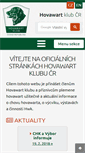 Mobile Screenshot of hovawart.cz