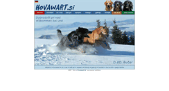Desktop Screenshot of hovawart.si