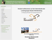 Tablet Screenshot of bawue.hovawart.org